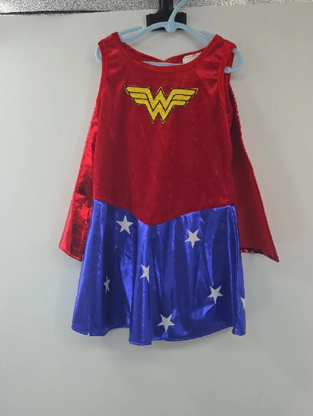 Wonder Woman Kids Red & Blue Superhero Costume